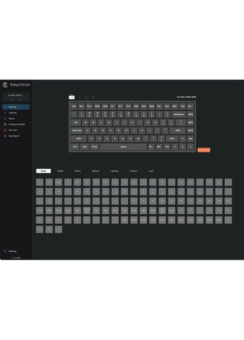 Клавіатура K2 Max 84Key Super Red Black (K2M-C1-UA) Keychron (322938965)