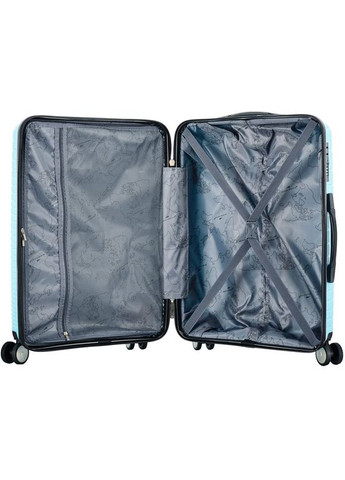 Чемодан дорожный средний M Madisson 33703 69л полипропилен Голубой Snowball (297643899)