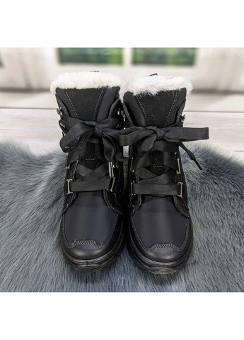 Черевики жіночі зимові дутики на шнурках Dago (301690013)