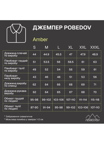 Джемпер Amber Темно-серый Pobedov (364864086)
