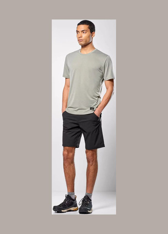 Серая футболка fanes dry t-shirt men gray Salewa