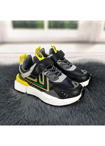 Чорні Осінні кросівки дитячі для хлопчика демісезонні Kimboo