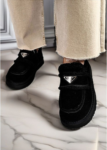 Женские лоферы черного цвета. No Brand (366294111)