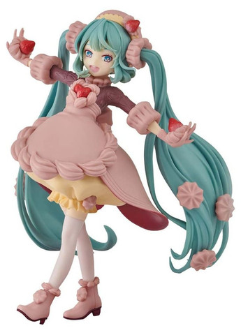Фигурка Вокалоид Хацуне Мику Vocaloid Hatsune Miku Sweet Sweet Strawberry Choco Short 17 см WST VC HM 1 Furyu (346489417)