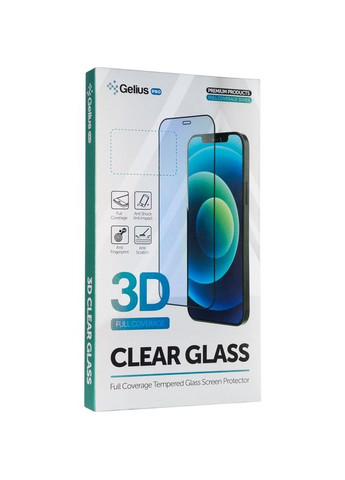 Защитное стекло Pro 3D для Samsung A566 (A56) Black (00000100764) Gelius (324212981)