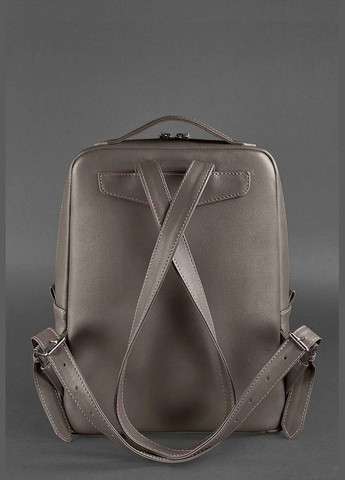 Шкіряний міський жіночий рюкзак на блискавці Cooper темно-бежевий (A-026534) BlankNote (330144443)