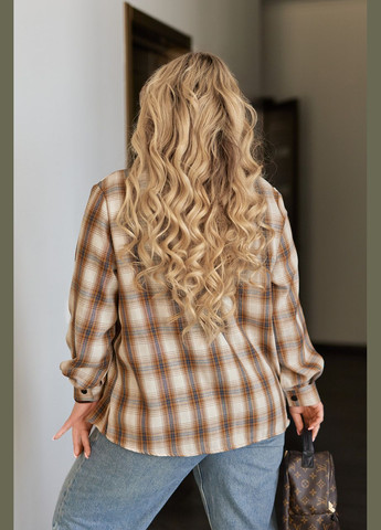 Бежевая рубашка Fashion Girl