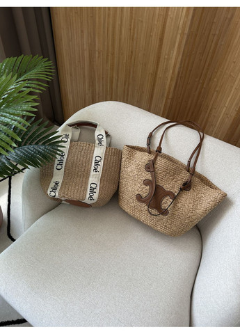 Сумка женская Large Woody Basket in Natural Fibers No Brand (362488769)