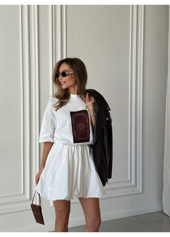 Женская широкая футболка КАБРИОЛЕТ с принтом (mil564) milirud - (369150662)