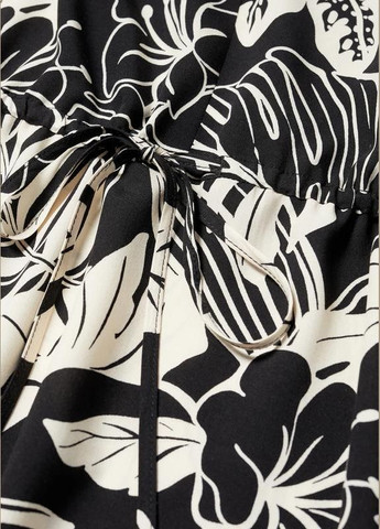 Черное платье меди летнее сарафан в цветочный принт платье Mango