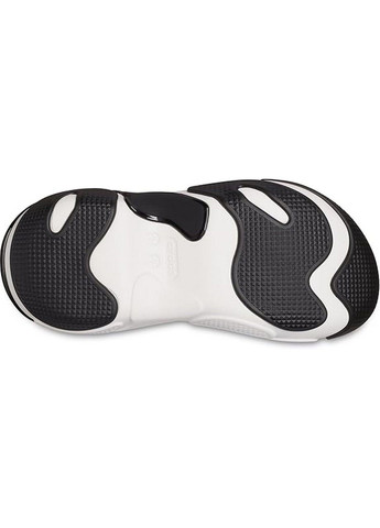 Белые сабо кроксы Crocs на платформе