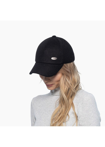 Бейсболка з регулятором і вушками жіноча вовна чорна КЕЙТ 307-742 LuckyLOOK 307-728 (322791287)