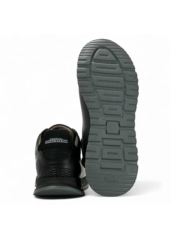 Чорні Осінні кросівки шкіряні чоловічі eg10 Bumer