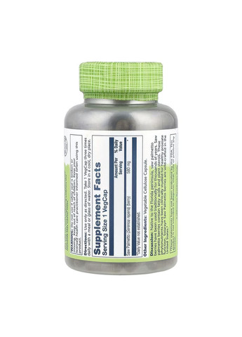 Saw Palmetto Berry 580mg - 180 vcaps Solaray (369396662)