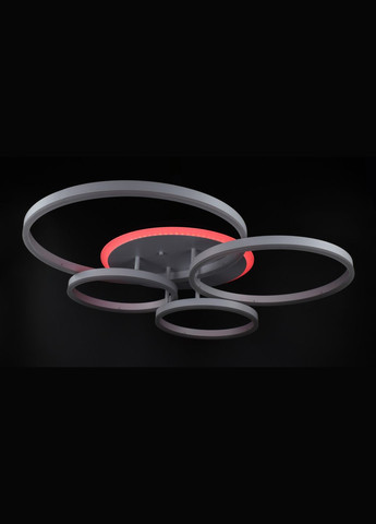 Люстра светодиодная потолочная LED светильник для квартиры на потолок лэд с пультом 26110 Белый 12х69х79 см. Sunnysky (364754698)