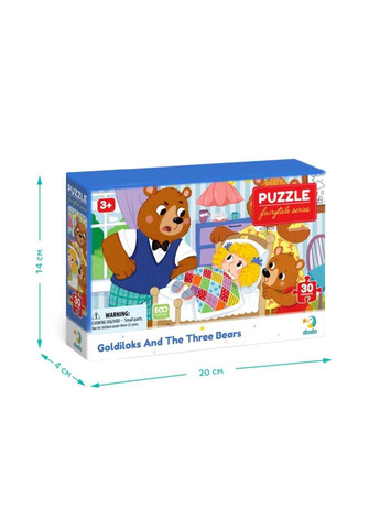 Детский пазл "Три медведя" 300696, 30 элементов No Brand (365638466)