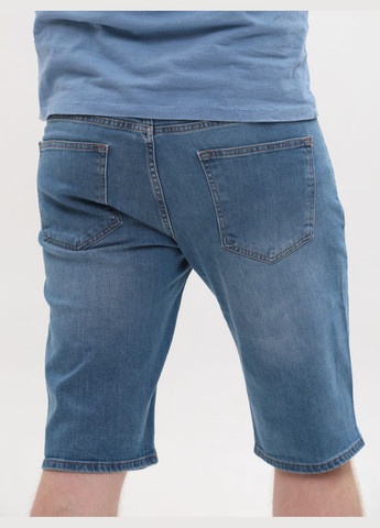 Шорты мужские светло-синие джинсовые прямые FRANCO BENUSSI Пряма (338538138)