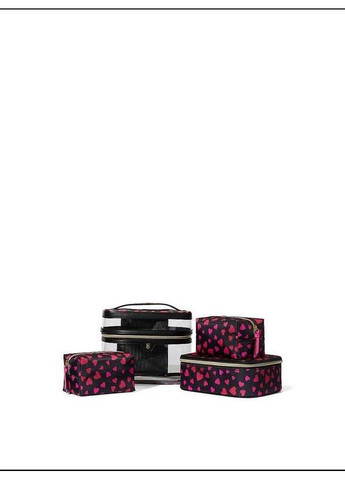 Набір косметичок 4в1 4в1 Train Case Чорний Victoria's Secret (331739778)