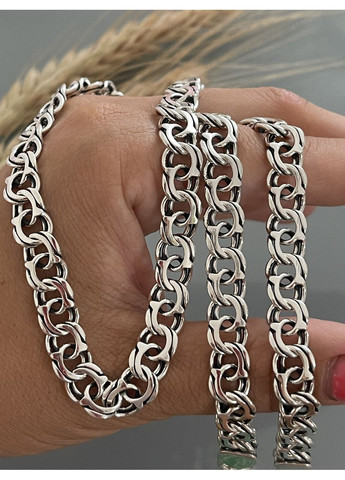 Мужская цепочка из потемненого серебра 925 пробы Харків Ланцюг (370188133)