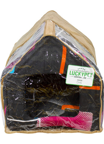 Домик для собак и кошек Джесси №0 26x27x27 см Геометрия (4820224211954) Lucky Pet (332880363)