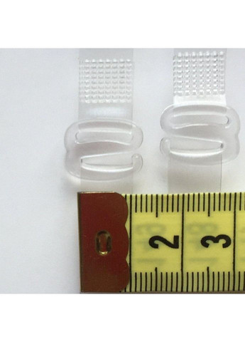 10 мм комплект силіконових бретелів - прозорий Plus-plus (352745795)