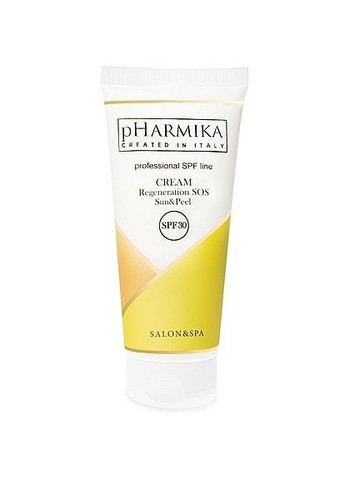 Регенерувальний SOS-крем для обличчя SPF 30 Сream Regeneration SOS Sun&Peel SPF 30 200ml (1479835-36118939) PHarmika (368745015)