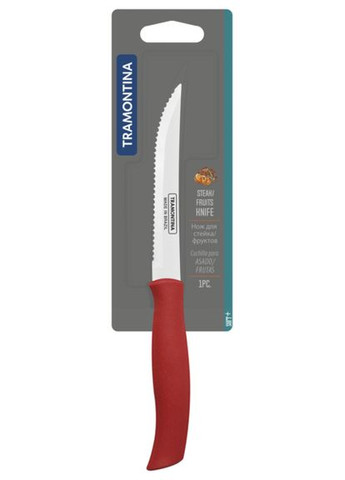 Ніж для стейку Soft Plus red, 127 мм Tramontina (372616289)