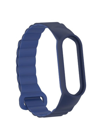 Ремешок для Xiaomi mi band 3 4 5 6 7 ремешки на сяоме, ксиоми ми бэнд / силиконовый ремень к фитнес-браслету Gray / Orange Epik (360628421)