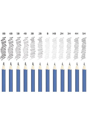 Набір комплект художній для малювання ескізів у сумці чохлі футлярі з гумками 74 елементи 30х21х3,5 см (479238-Prob) Unbranded (316427051)