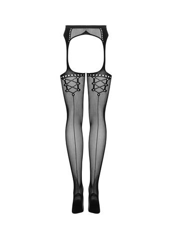 Сітчасті панчохи-стокінги зі стрілкою Garter stockings S314 чорні - CherryLove Obsessive (282958951)