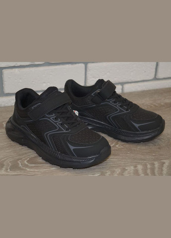 Чорні Осінні кросівки дитячі / підліткові демісезонні чорні Jong Golf