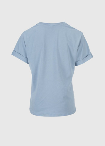Синяя летняя футболка Blue World