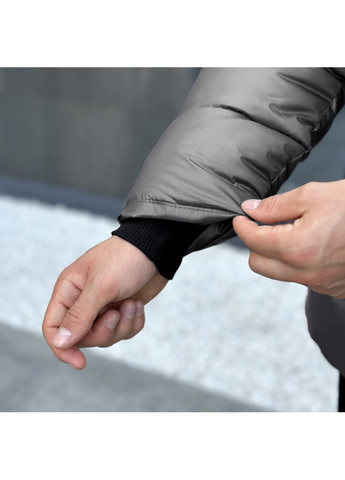 Темно-сіра зимня куртка snowfall темно-сірий Pobedov