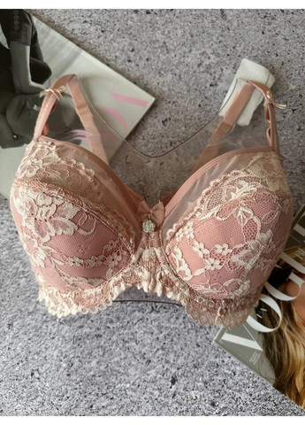 Пудровий м'який бюстгальтер пудровий Lanny Mode