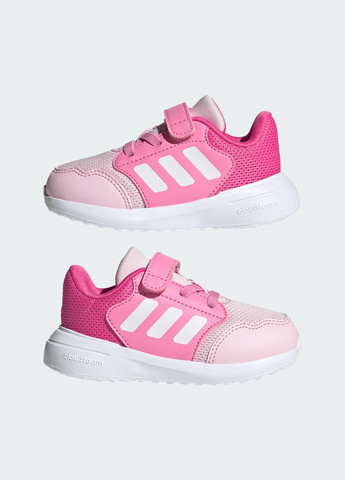 Рожеві всесезонні кросівки tensaur run 3.0 kids adidas