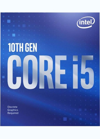 Процесор Core i5 10400F 2.9GHz (12MB, Comet Lake, 65W, S1200) Box (BX8070110400F) Intel (314777449)