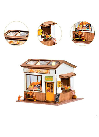 Румбокс Пекарня Roombox Boulangerie DIY CuteBee Інтер'єрний конструктор BM-880 No Brand (362453317)