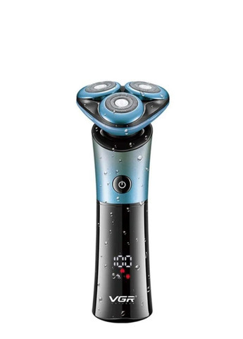 Чоловіча електробритва 326 акумуляторна для вологого і сухого гоління 5W водонепроникна з плаваючими голівкам VGR (325407795)