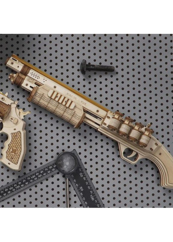 Конструктор Robotime 3D дерев'яний пазл модель Дробовик М870 ROKR Justice Guard M870 LQ-501 No Brand (362453254)