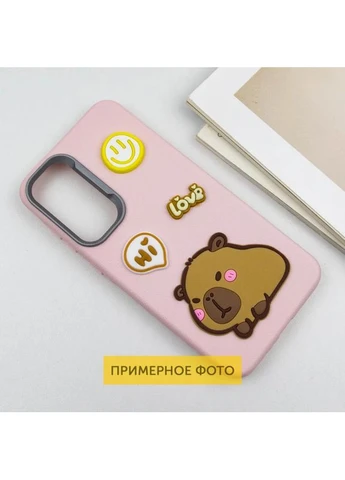 Чехол накладка для Xiaomi Redmi 13C / Poco C65 TPU штучна шкіра 3D Pink No Brand (402177686)