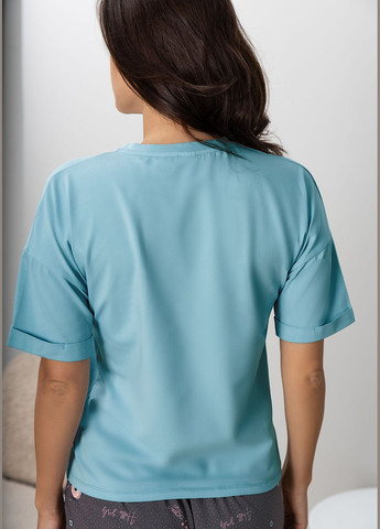 Блакитна всесезон піжама жіноча №861 Roksana