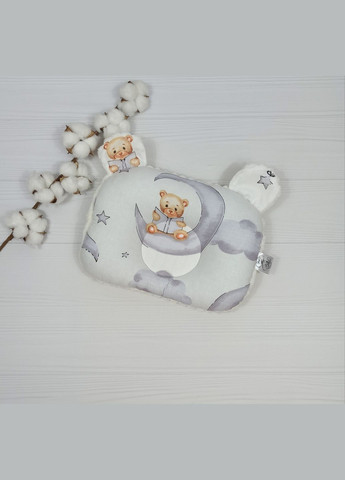 Набір для новонародженого: пелюшка, подушка і іграшки a.l.babybox Ведмедик Білий No Brand (308379624)