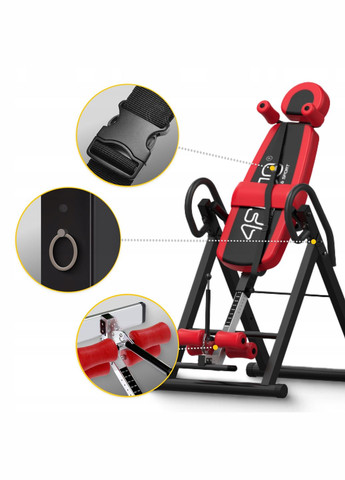 Стіл інверсійний регульований Black/Red (P-5905973401944) 4FIZJO (301906301)