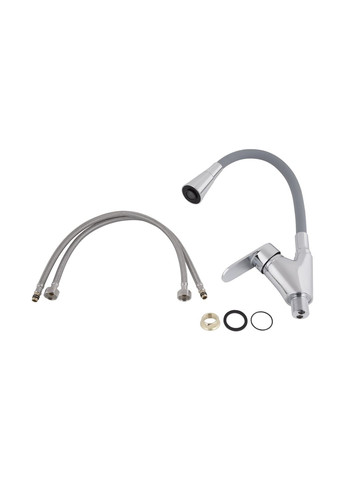 Змішувач для кухні Tani з гнучким виливом (k40) LDTAN007F3GCR31869 Chrome/Grey LIDZ 007F3 (366304438)