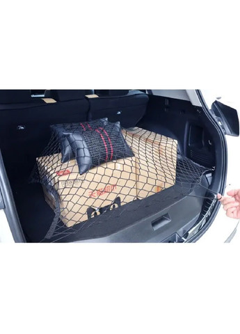 Сетка сумка органайзер карман держатель в багажник машины автомобиля с петлями для крепления 110х40 см (479319-Prob) Unbranded (317169977)