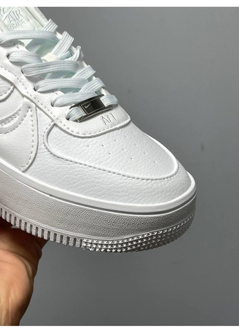 КРОССОВКИ ЖЕНСКИЕ NIKE AIR FORCE 1 PLT.AF.ORM FULL WHITE НАЙК АИР ФОРС 1 ПРЕМИУМ No Brand белые демисезоны (367171902)