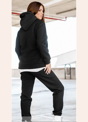 Спортивний костюм жіночий зимовий №8639-Чорний 46-48 Sofia (267809919)