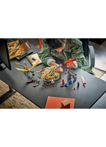 Конструктор Ninjago Битва біля черепа Дракона 4 мініфігурки Пластик No Brand (408239364)
