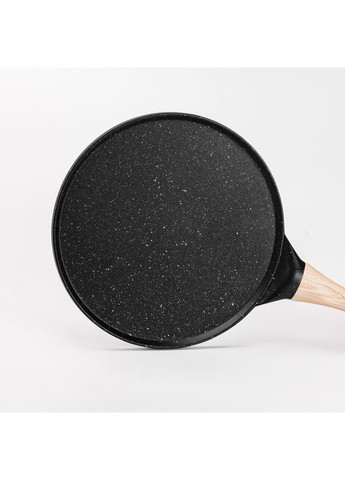 Сковорода для блинов Ø 26 см круглая черная No Brand (367724361)