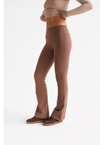 Жіночі утеплені штани кльош з високою посадкою MonCher (363849257)